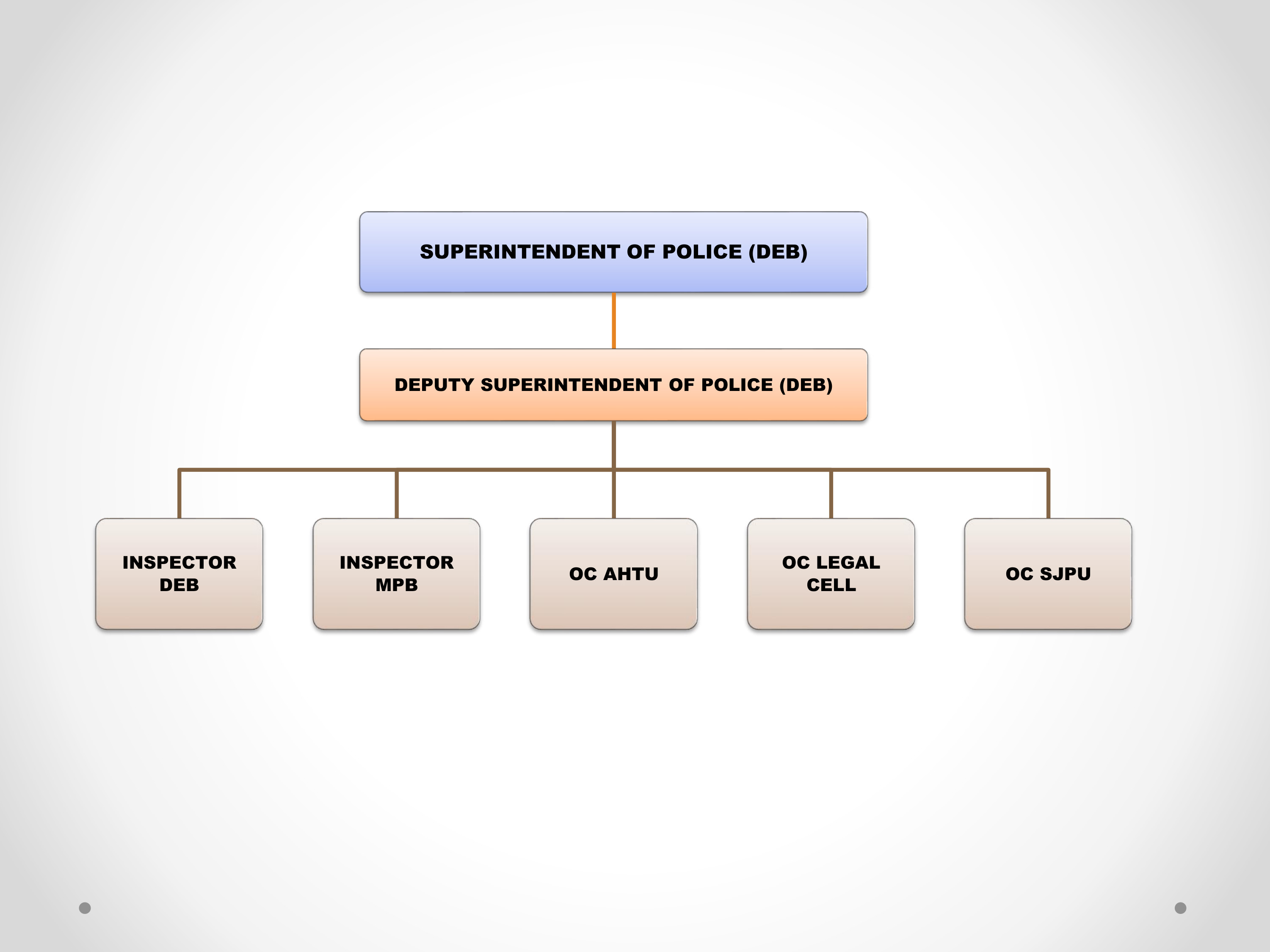 Organization Chart of DIB Jhargram